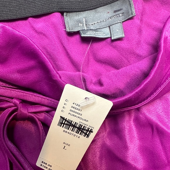 Anthropologie Slim Slip Midi Skirt size L - Picture 10 of 10